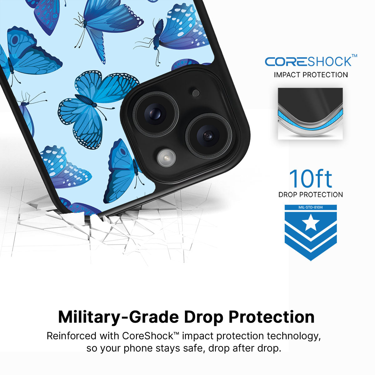 Magic Butterflies - iPhone 15 Plus Case #case type_core (magsafe), #case type_core (non magsafe)