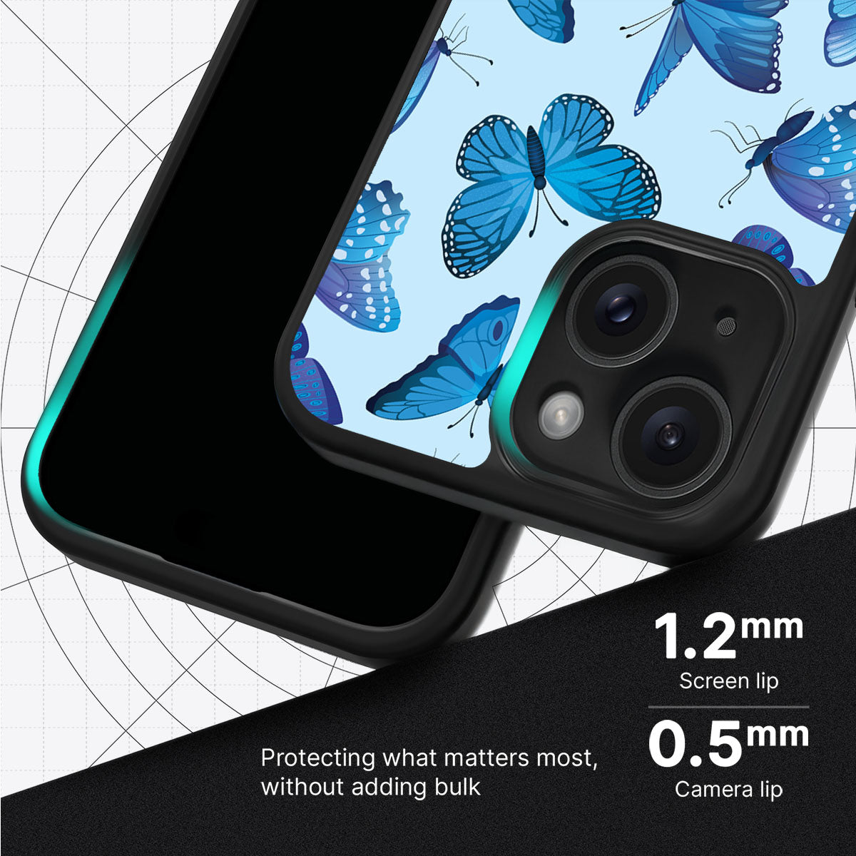 Magic Butterflies - iPhone 15 Plus Case #case type_core (magsafe), #case type_core (non magsafe)