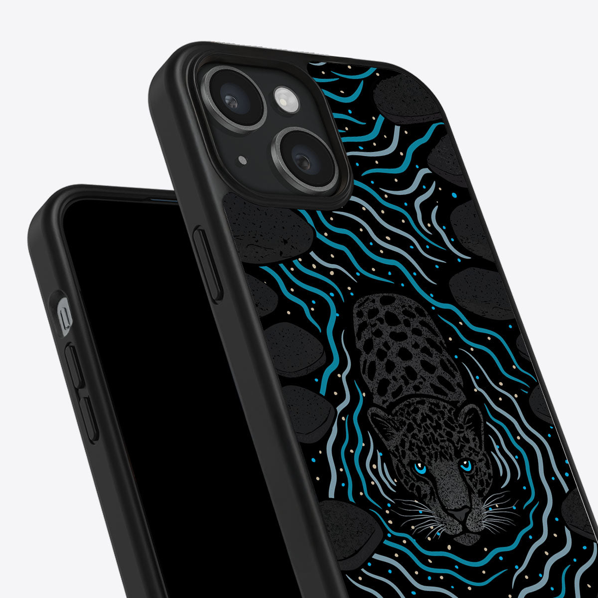 Midnight Panther - iPhone 15 Plus Case #case type_core (non magsafe)