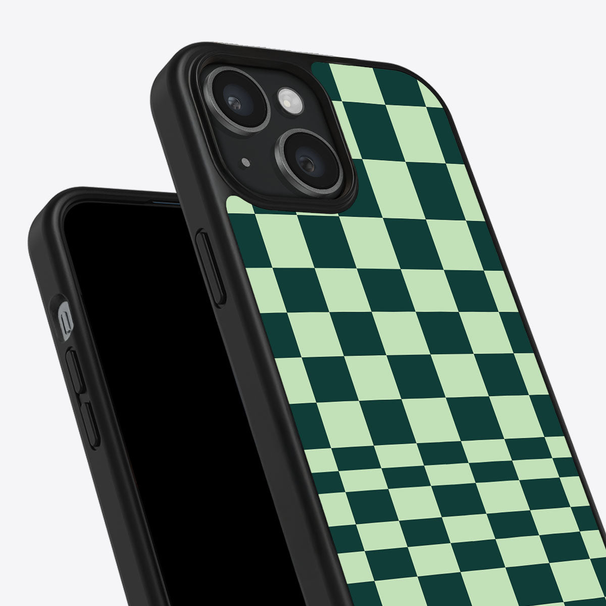 Mint Matrix - iPhone 15 Plus Case