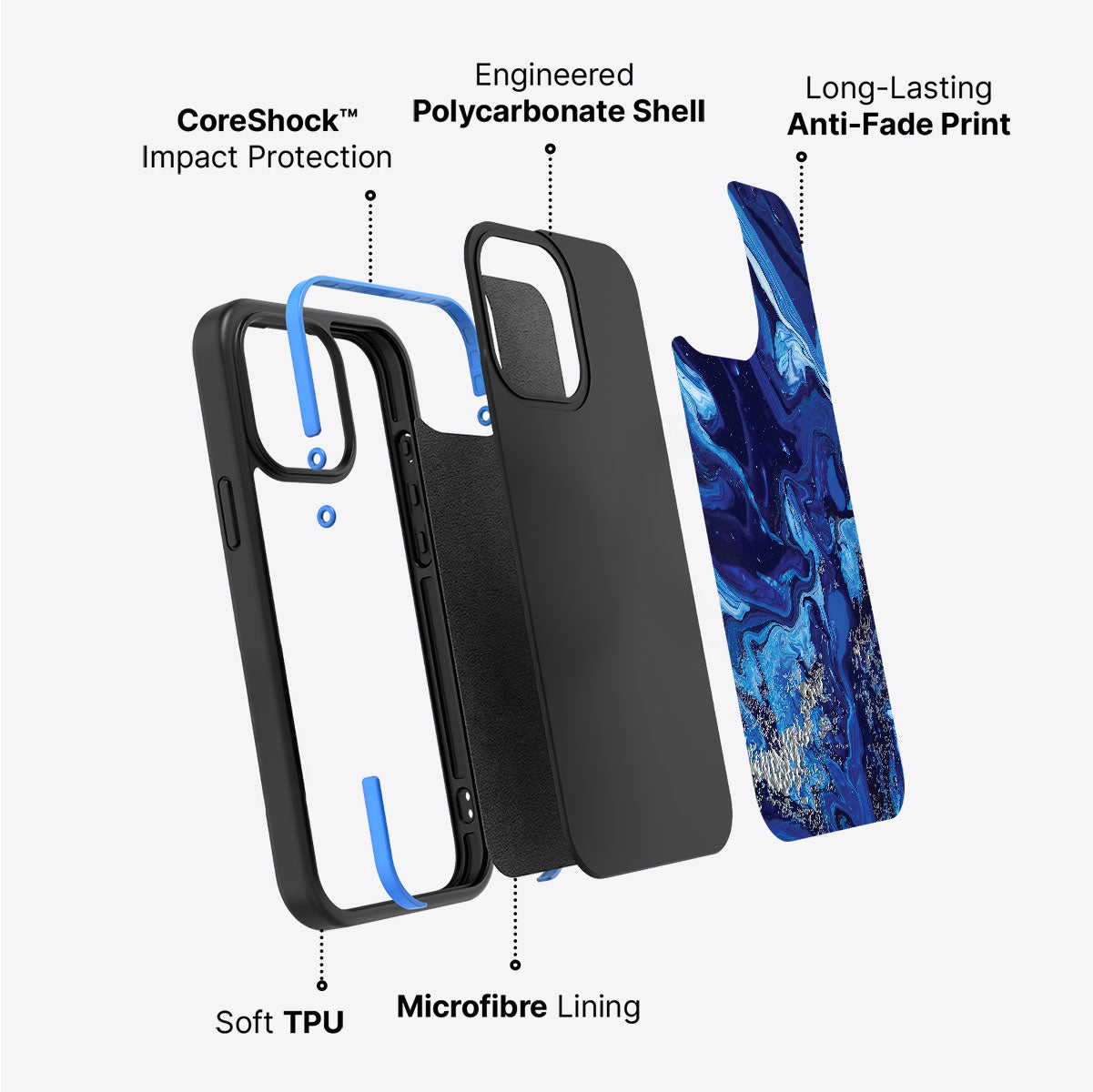 Mystic Waters - iPhone 15 Plus Case #case type_core (non magsafe)