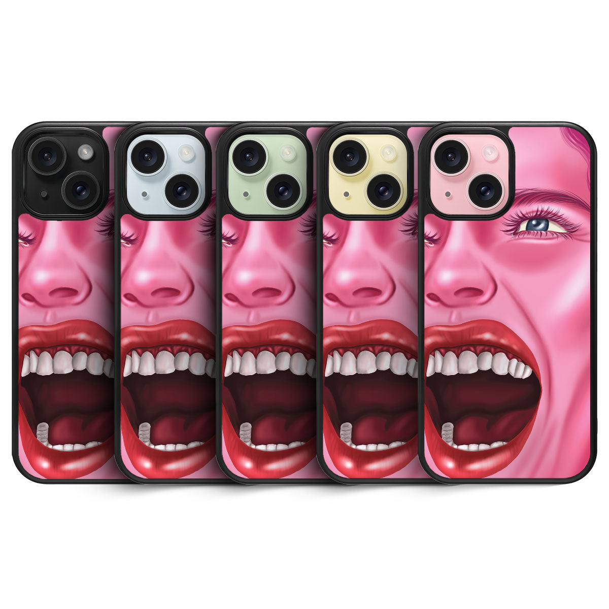 Pink Rage - iPhone 15 Plus Case #case type_core (magsafe), #case type_core (non magsafe)