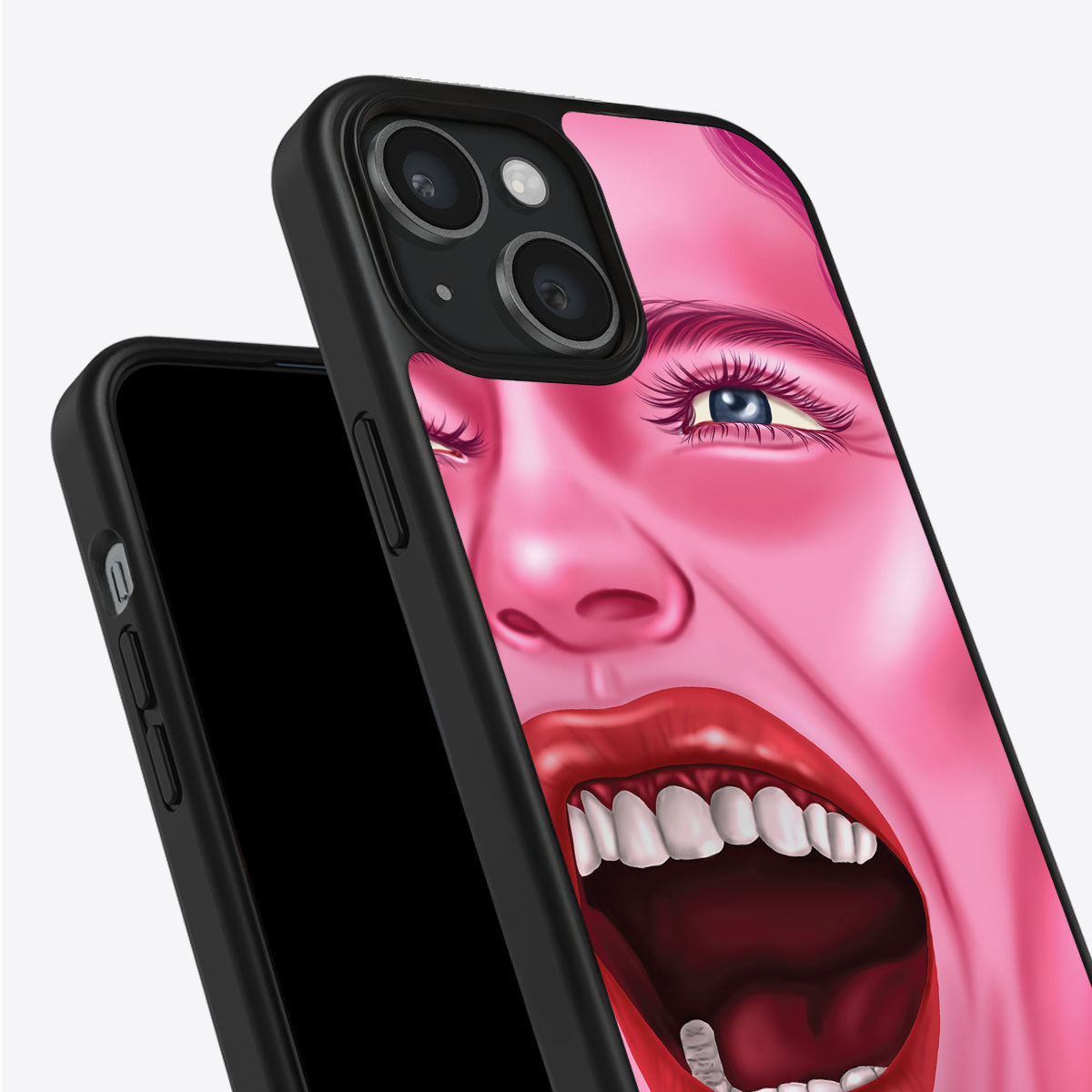 Pink Rage - iPhone 15 Plus Case #case type_core (non magsafe)