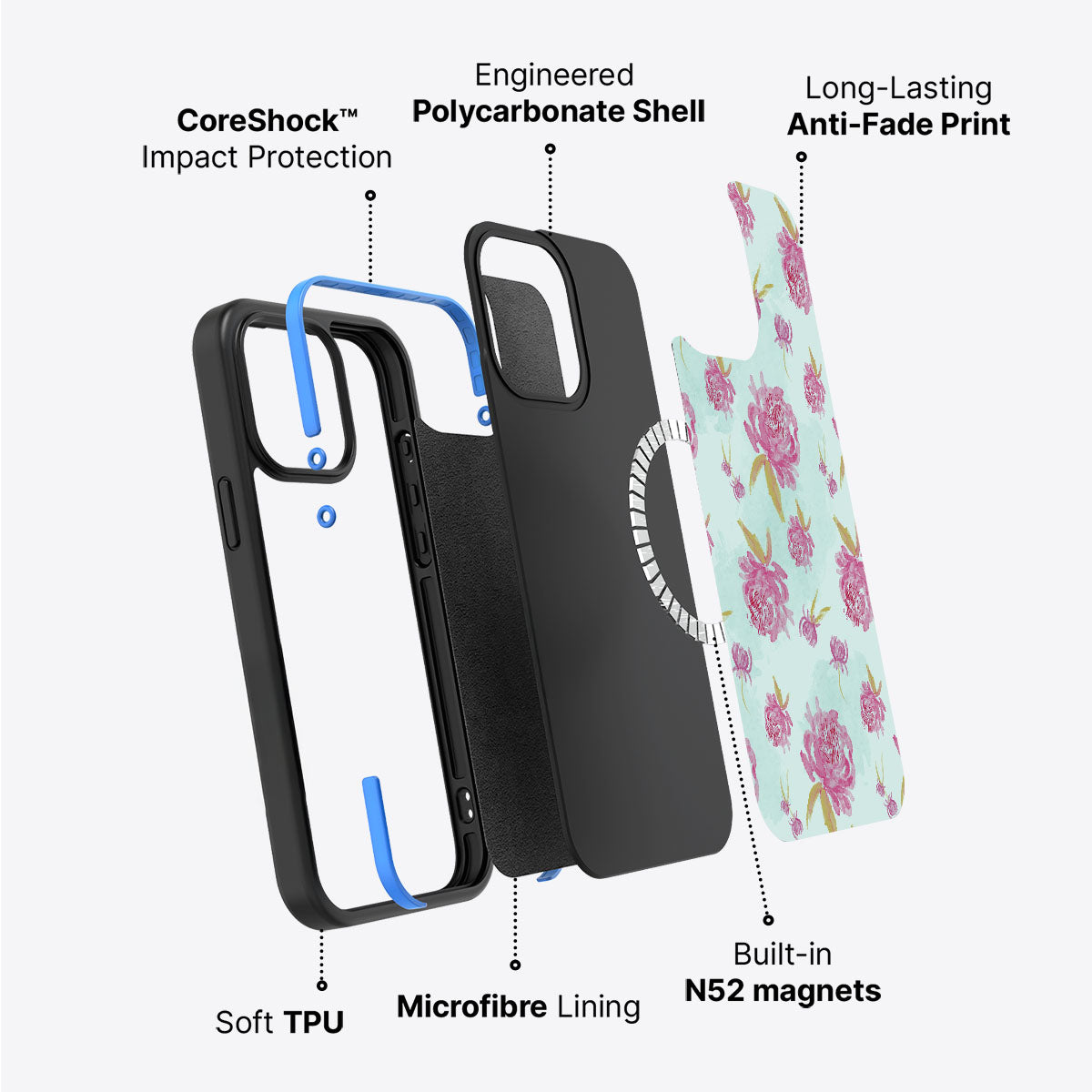 Rose Impressions - iPhone 15 Plus Case #case type_core (magsafe)