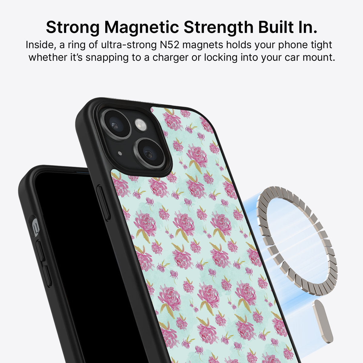 Rose Showers - iPhone 15 Plus Case #case type_core (magsafe)