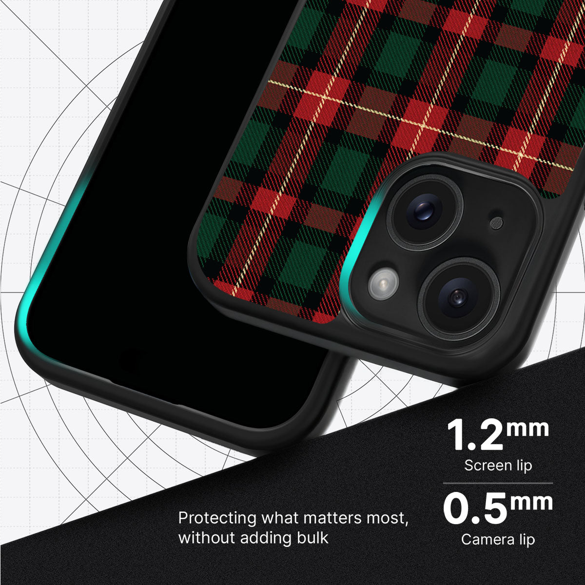 Royal Tartan - iPhone 15 Plus Case #case type_core (magsafe), #case type_core (non magsafe)