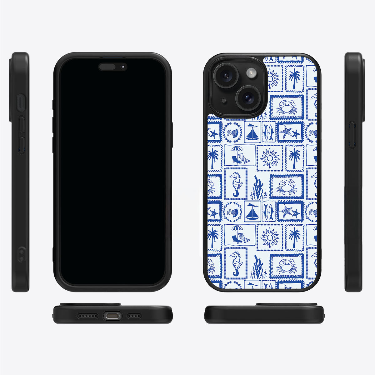 Seaside Sketches - iPhone 15 Plus Case #case type_core (magsafe), #case type_core (non magsafe)