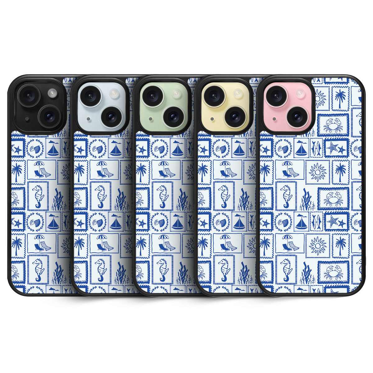 Seaside Sketches - iPhone 15 Plus Case #case type_core (magsafe), #case type_core (non magsafe)