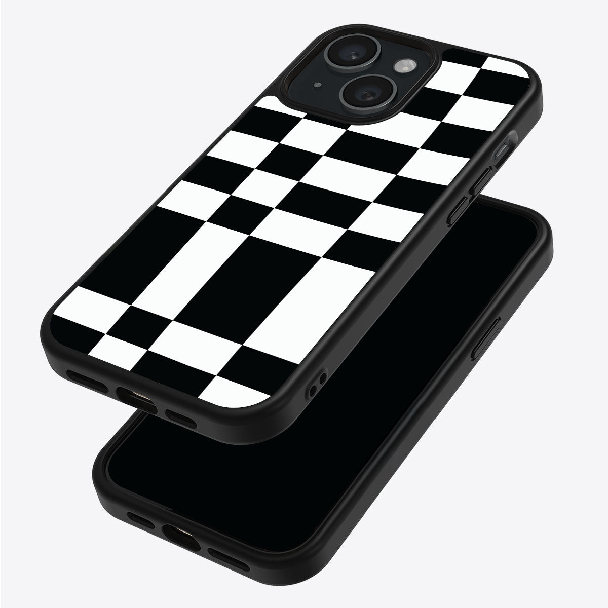 Skewed Checks - iPhone 15 Plus Case  #case type_core (magsafe), #case type_core (non magsafe)