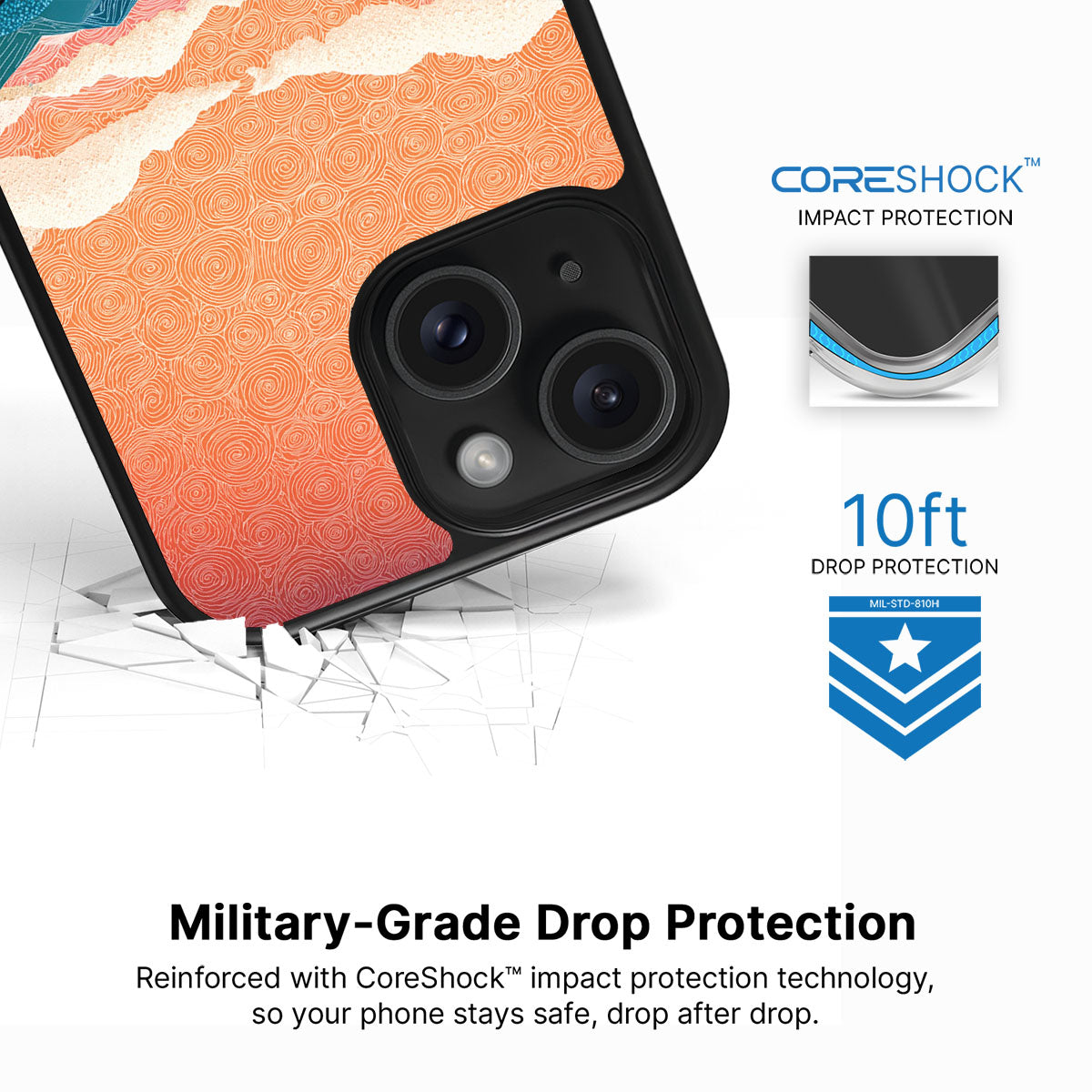 Soft Horizon - iPhone 15 Plus Case