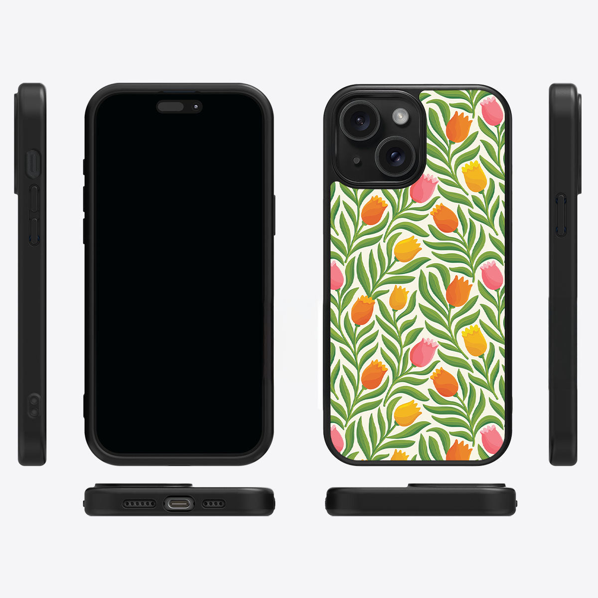 Spring Tulips - iPhone 15 Plus Case #case type_core (magsafe), #case type_core (non magsafe)