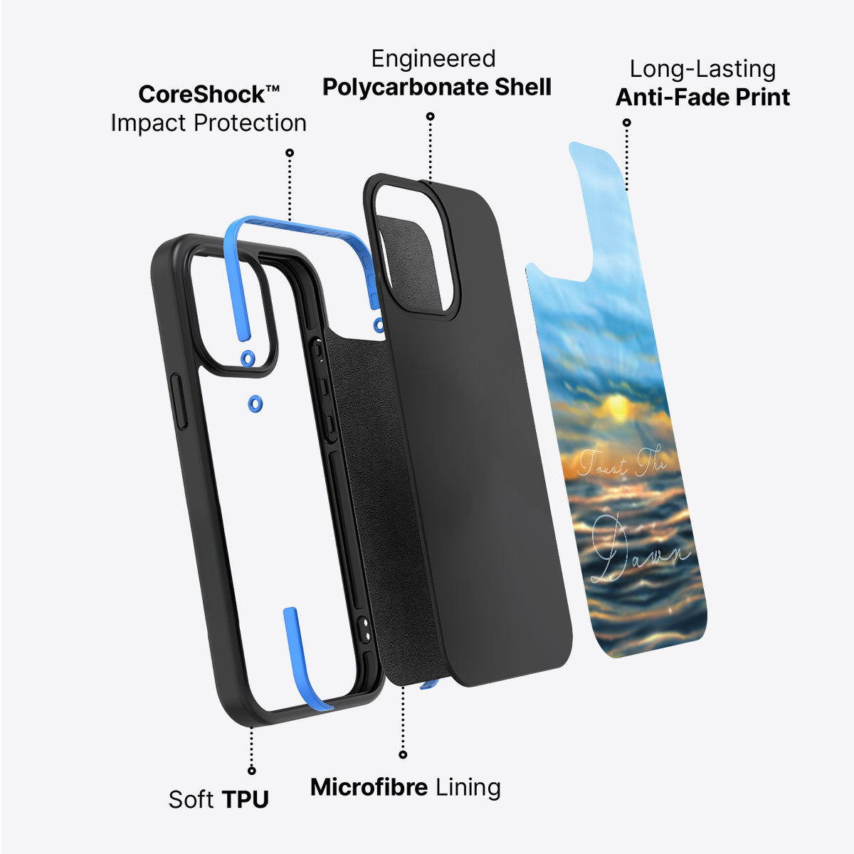 Trust the Dawn - iPhone 15 Plus Case #case type_core (non magsafe)