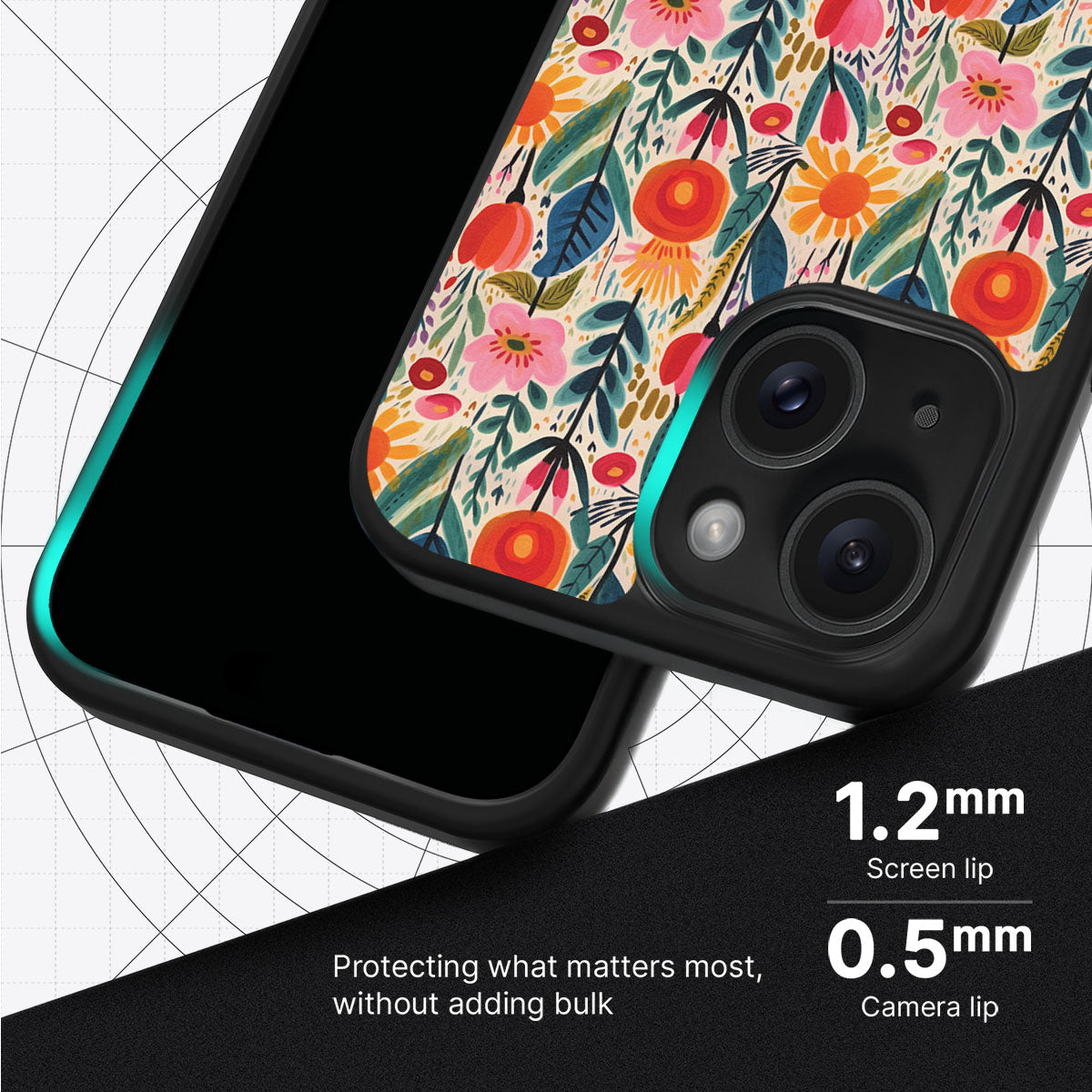 Wild Blossoms - iPhone 15 Plus Case #case type_core (magsafe), #case type_core (non magsafe)