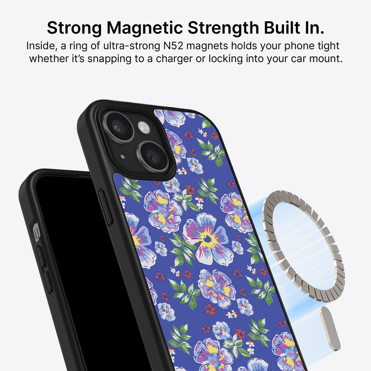 Wild Ditsy - iPhone 15 Plus Case #case type_core (magsafe)