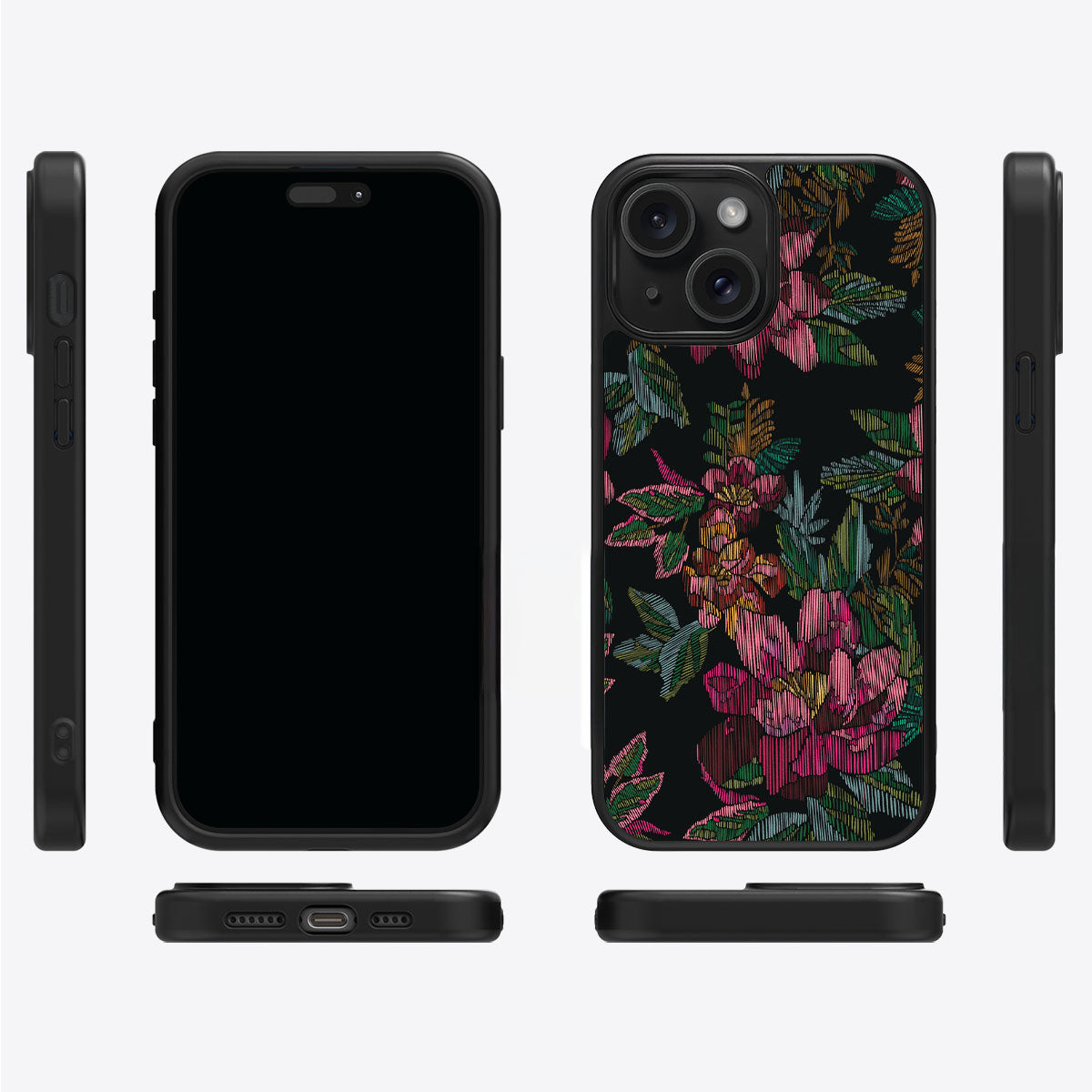 Woven Blooms - iPhone 15 Plus Case #case type_core (magsafe), #case type_core (non magsafe)
