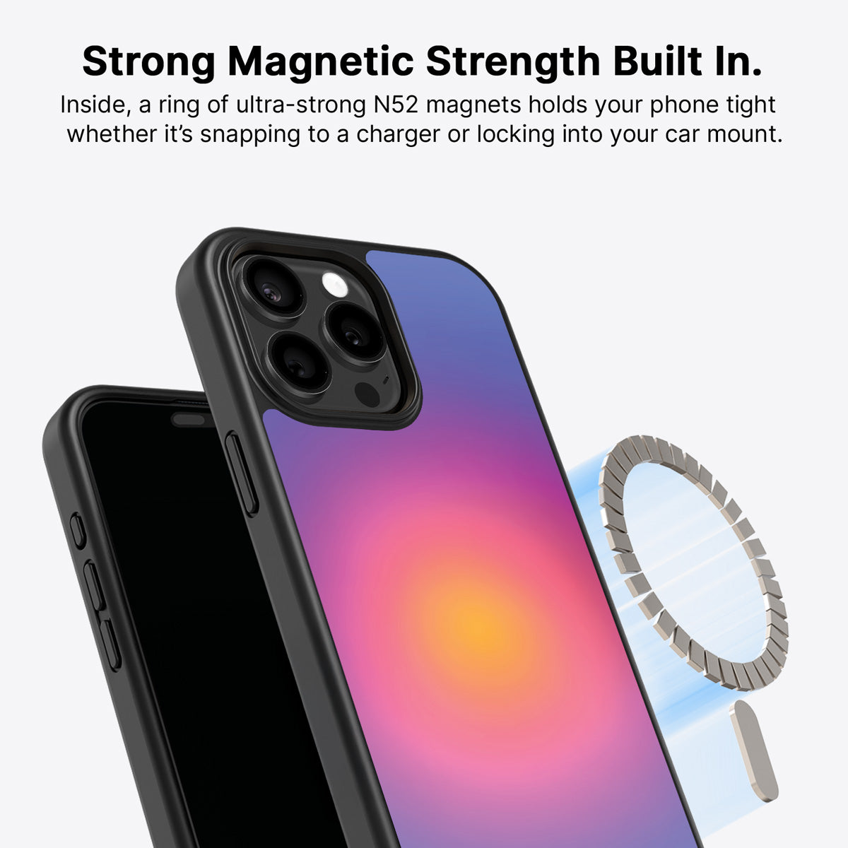 iPhone 15 Pro MagSafe case – Aura Glow design