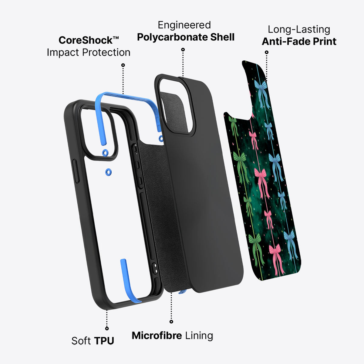 Aurora Bow - iPhone 15 Pro Case #case type_core (non magsafe)