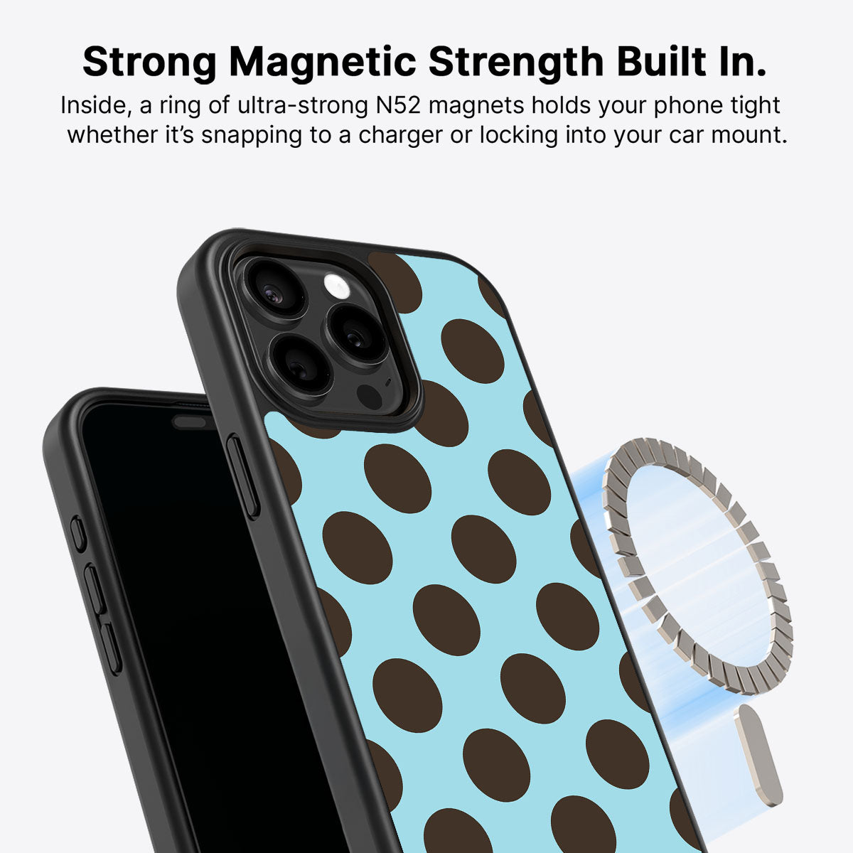 Blue Mocha - iPhone 15 Pro Case #case type_core (magsafe)