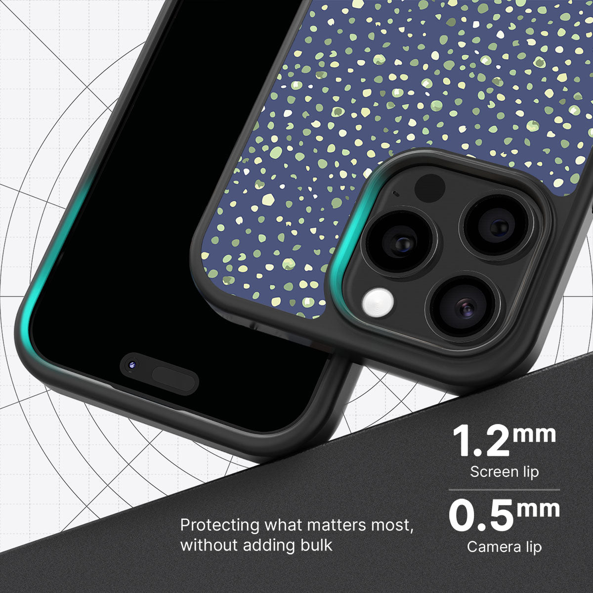 Blue Spring Dew - iPhone 15 Pro Case #case type_core (magsafe), #case type_core (non magsafe)