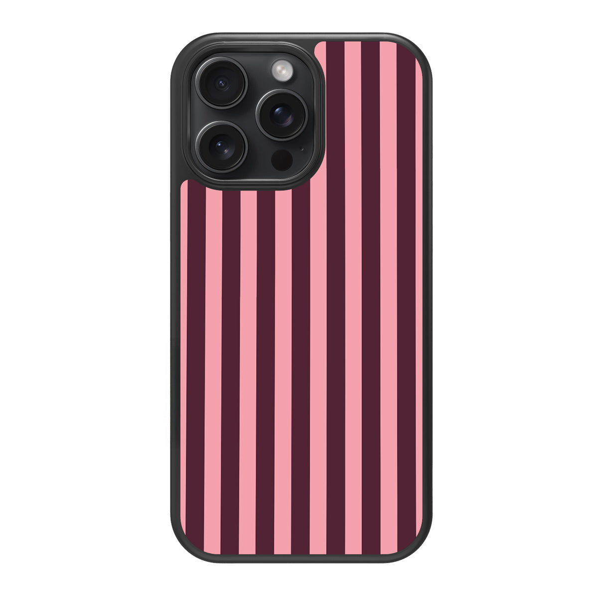 Candy Column design back view – iPhone 15 Pro case