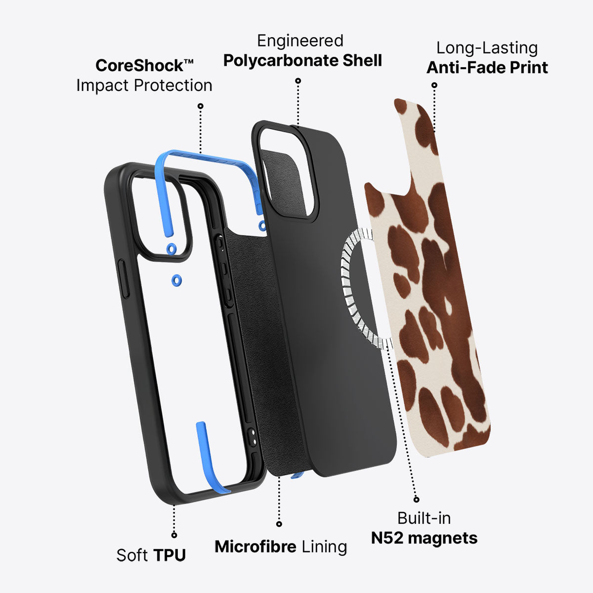 Cocoa Cow - iPhone 15 Pro Case #case type_core (magsafe)
