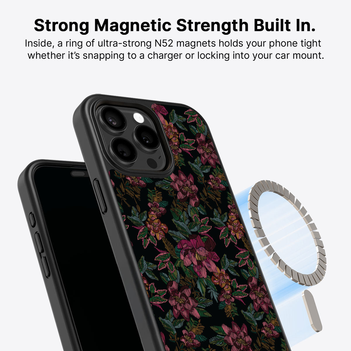 Floral Tapestry - iPhone 15 Pro Case #case type_core (magsafe)