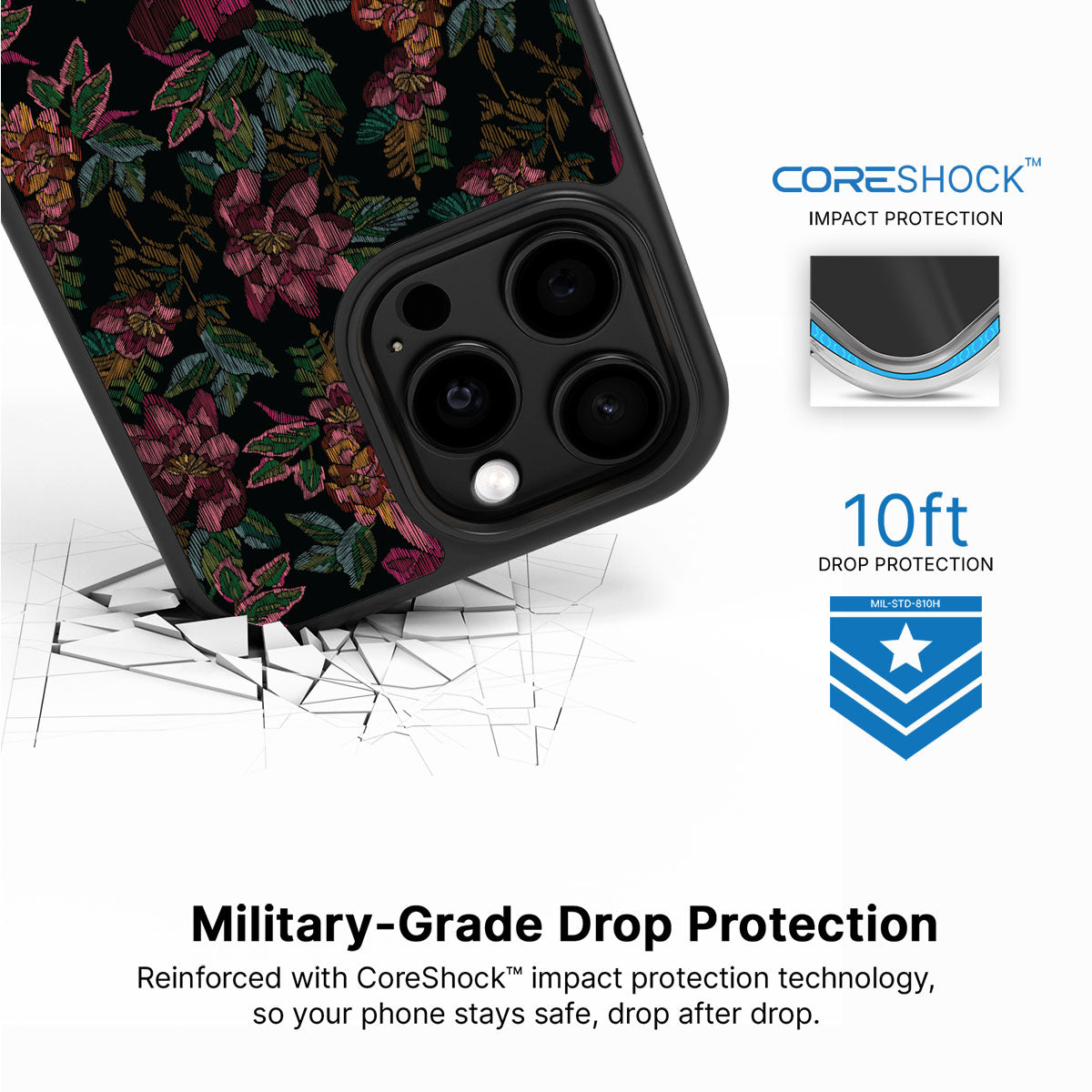 Floral Tapestry - iPhone 15 Pro Case #case type_core (magsafe), #case type_core (non magsafe)