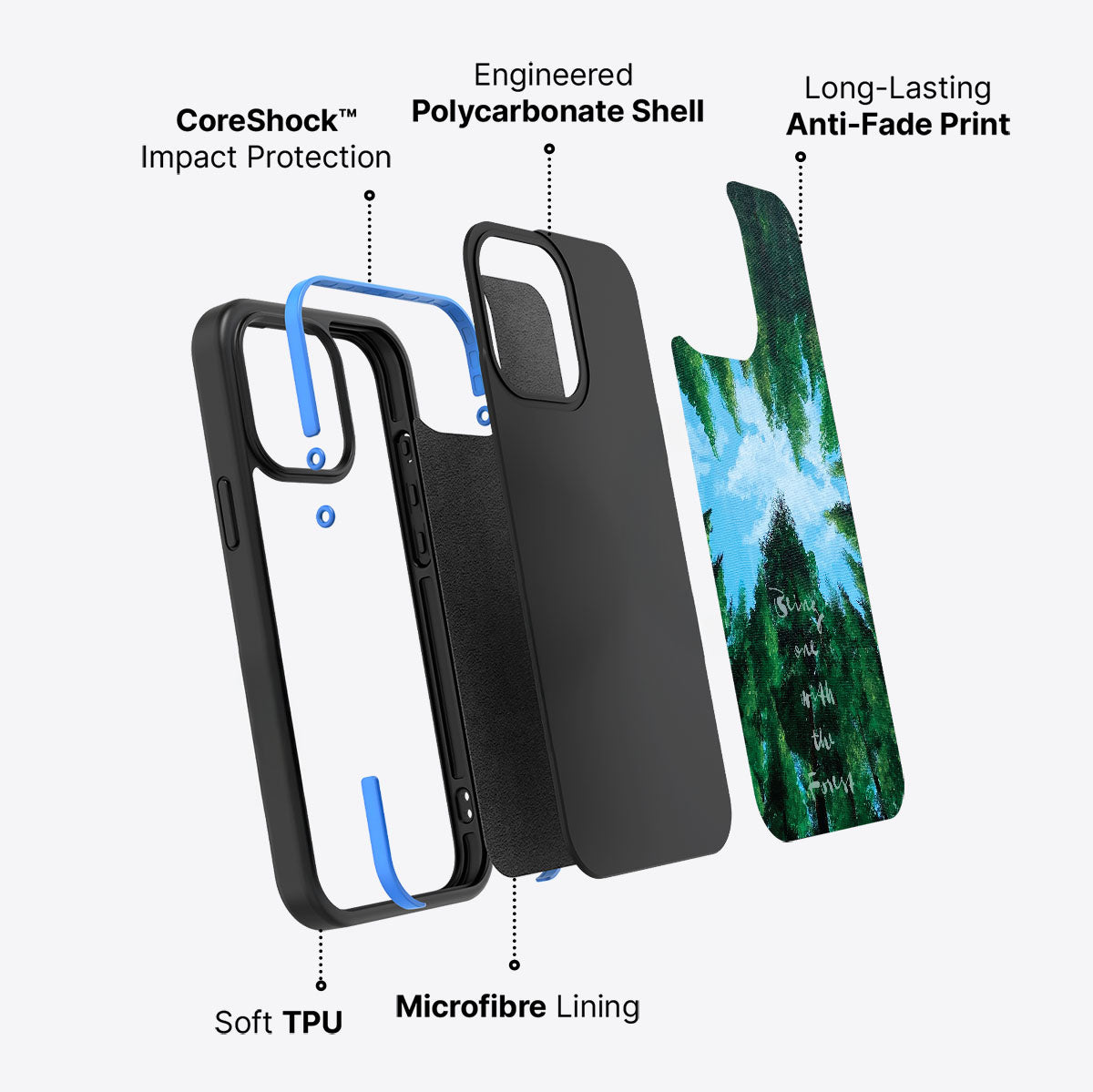 Forest Bathing - iPhone 15 Pro Case #case type_core (non magsafe)