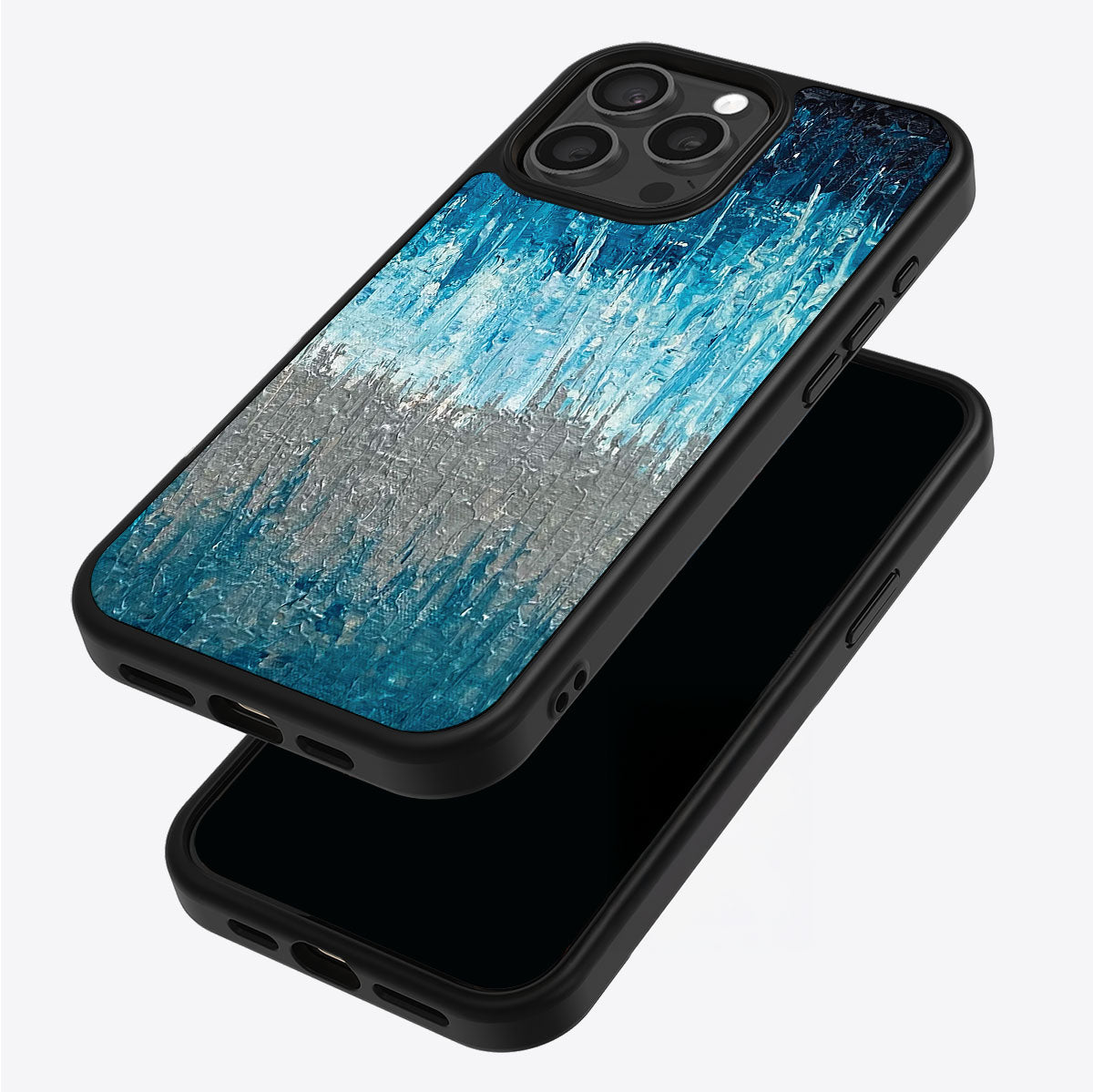 Impasto Tides - iPhone 15 Pro Case #case type_core (magsafe), #case type_core (non magsafe)