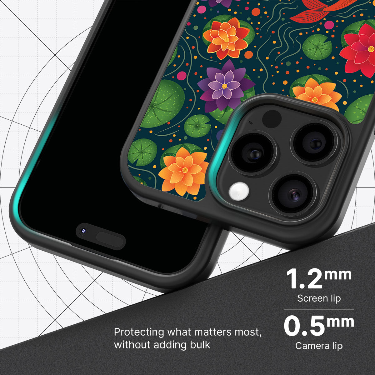 Koi Fish - iPhone 15 Pro Case #case type_core (magsafe), #case type_core (non magsafe)