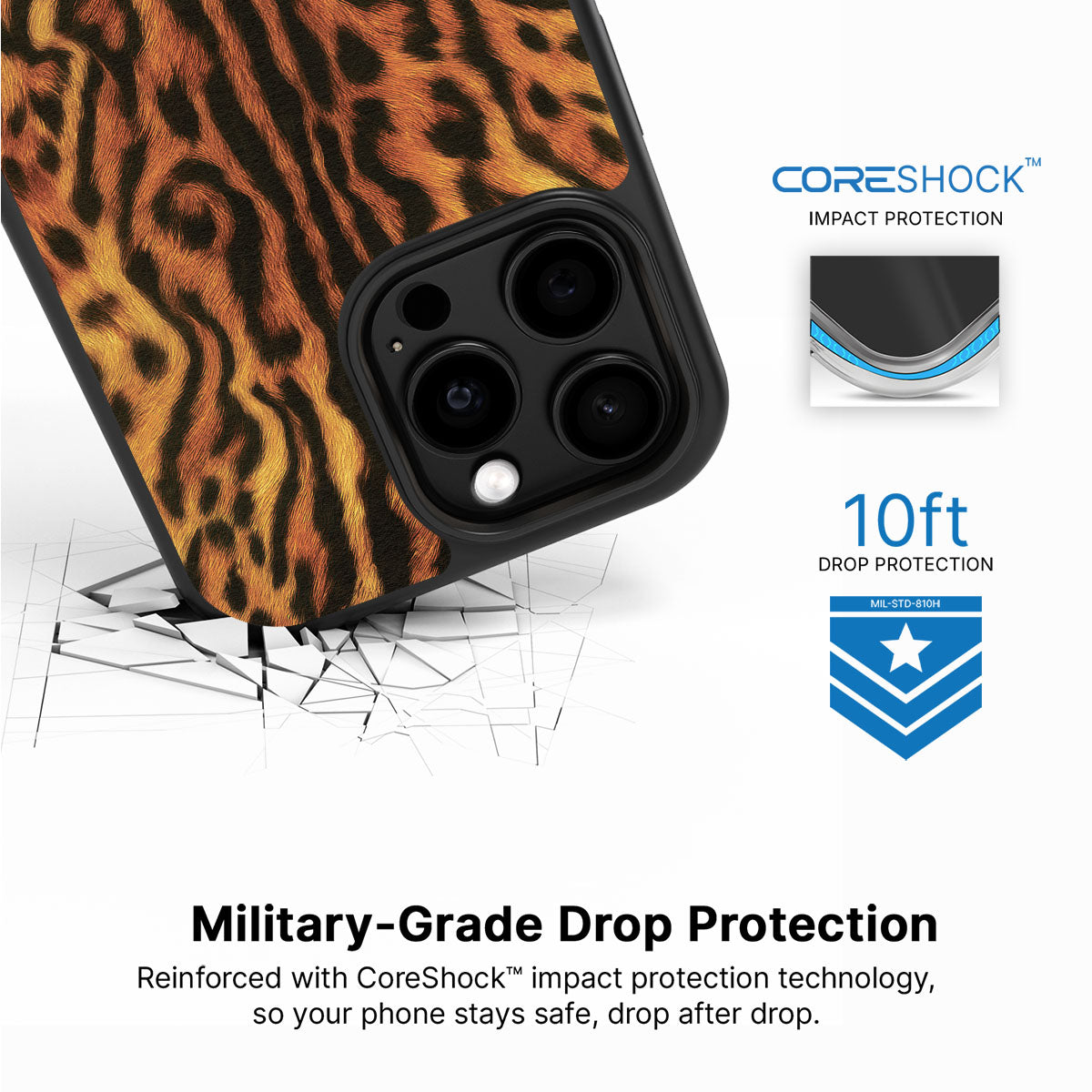 Leopard Trail - iPhone 15 Pro Case  #case type_core (magsafe), #case type_core (non magsafe)