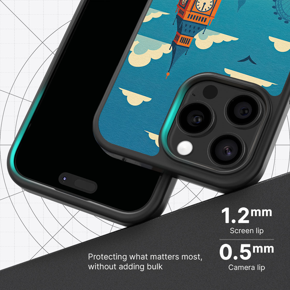 London - iPhone 15 Pro Case #case type_core (magsafe), #case type_core (non magsafe)