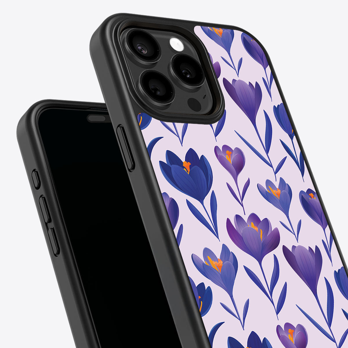 Midnight Crocus - iPhone 15 Pro Case #case type_core (non magsafe)