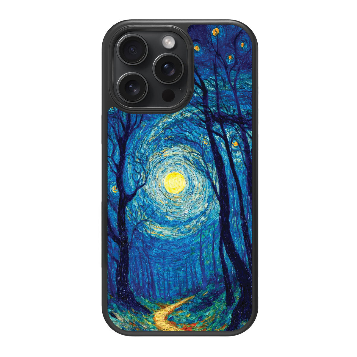 iPhone 15 Pro Case with MagSafe – Moonlit Forest