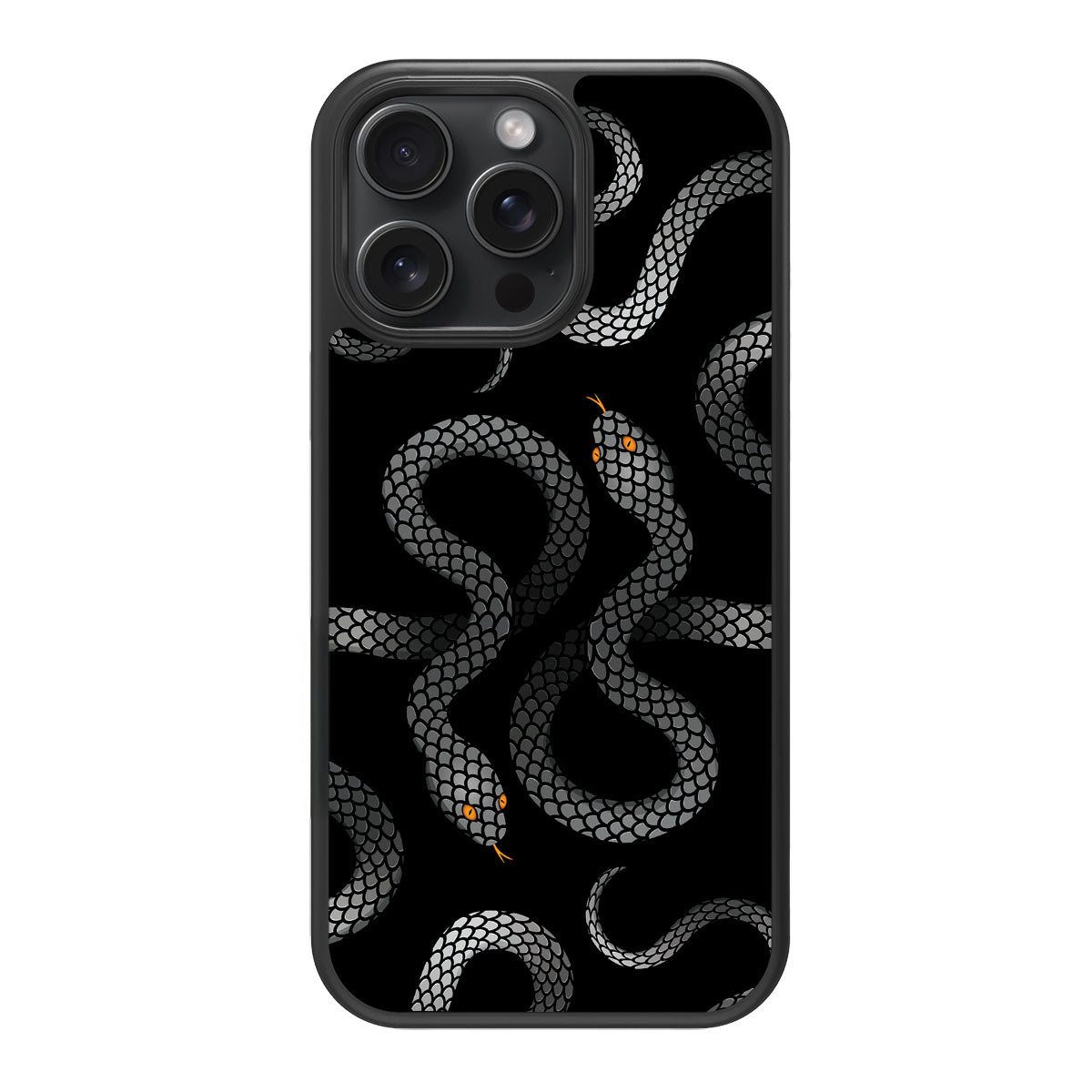 Noir Serpent - iPhone 15 Pro Case #case type_core (magsafe), #case type_core (non magsafe)