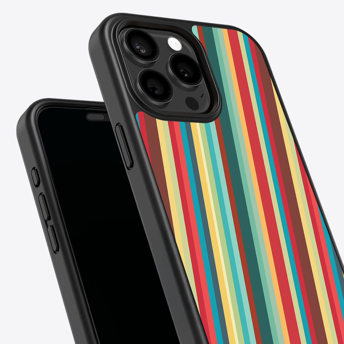 Retro Stripes - iPhone 15 Pro Case #case type_core (non magsafe)