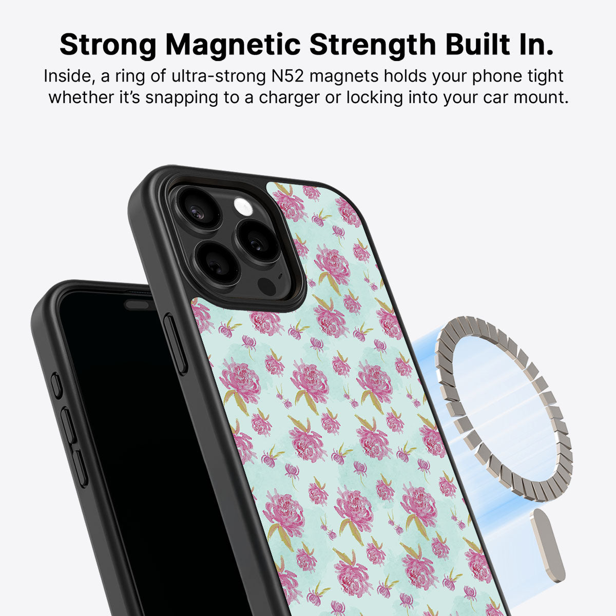 Rose Showers - iPhone 15 Pro Case #case type_core (magsafe)
