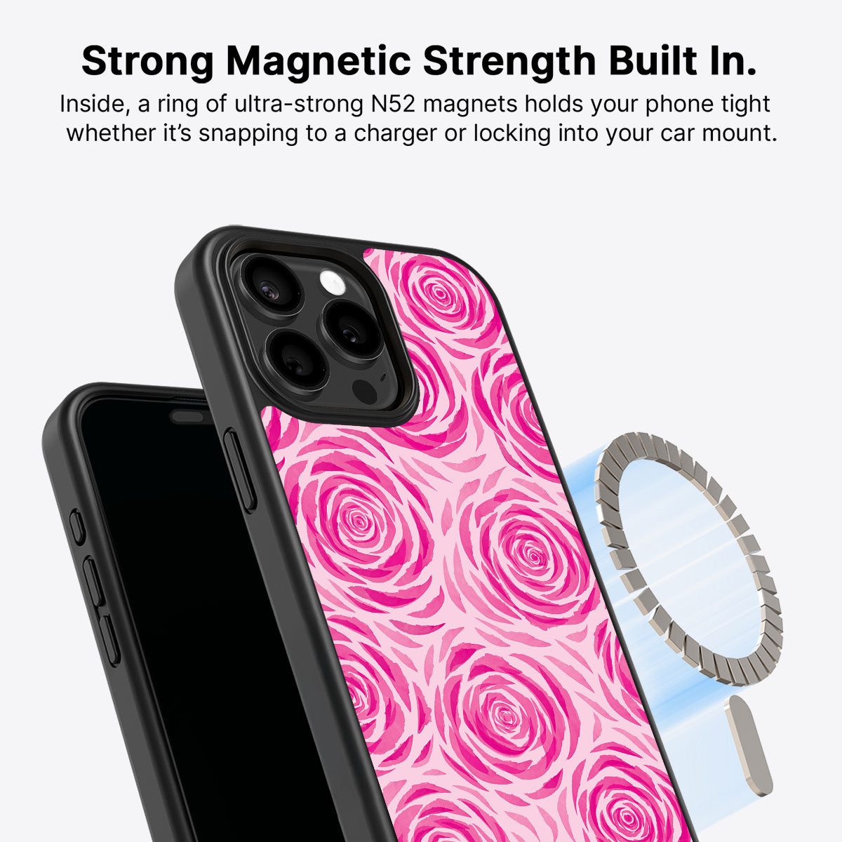 Rosy Reverie - iPhone 15 Pro Case  #case type_core (magsafe)