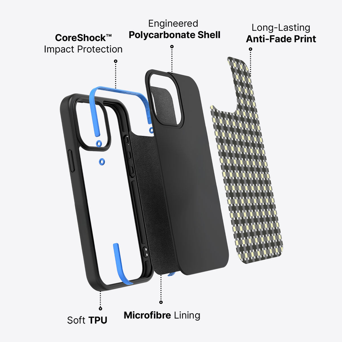 Sea of Sapphires - iPhone 15 Pro Case #case type_core (non magsafe)