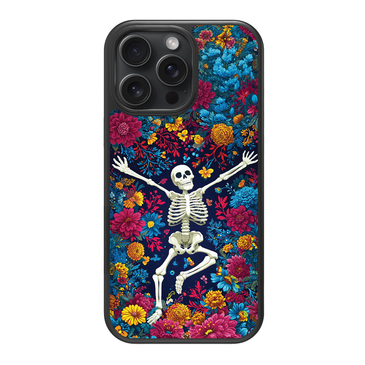 iPhone 15 Pro Case with MagSafe – Skeleton Garden