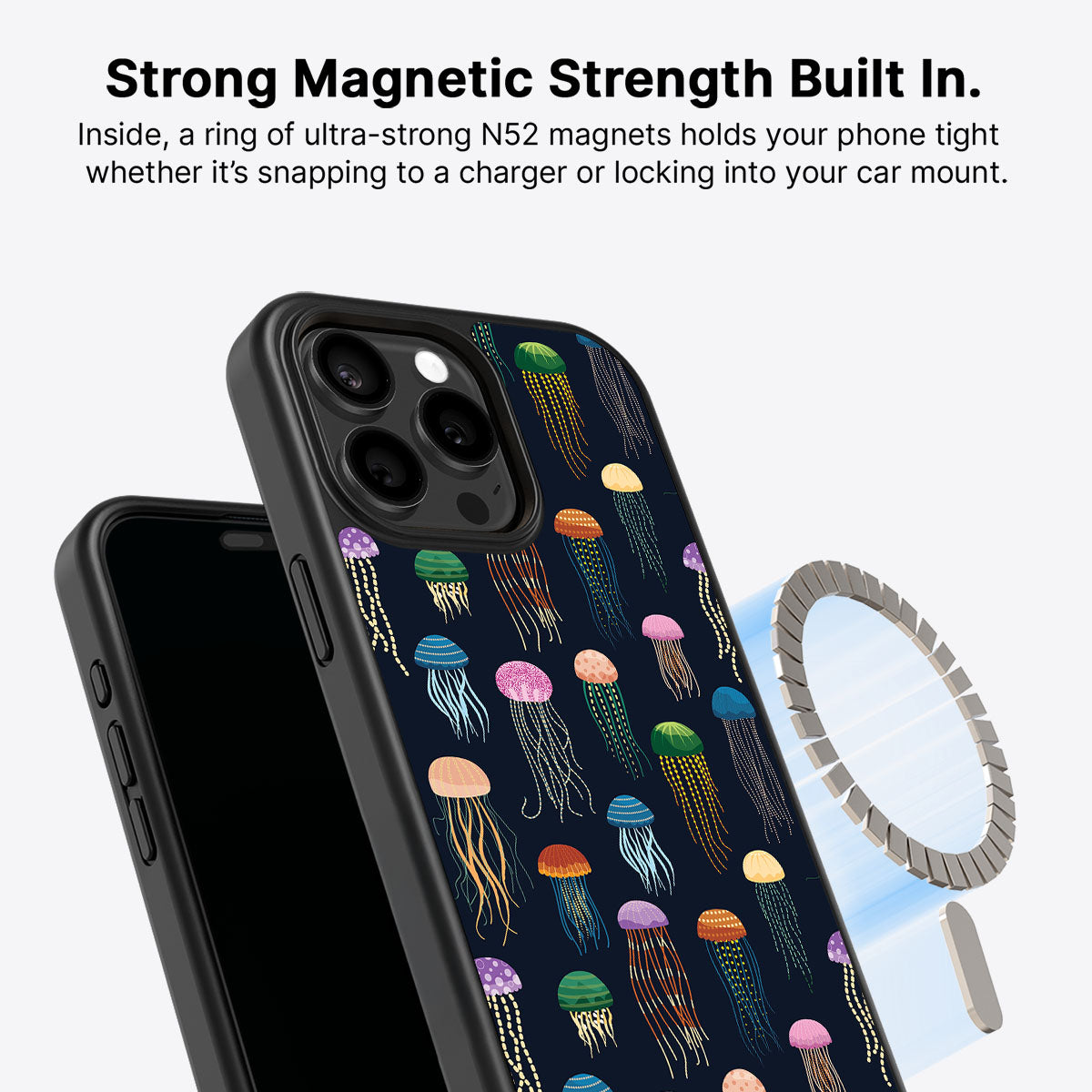 Jellyfish - iPhone 15 Pro Max Case #case type_core (magsafe)