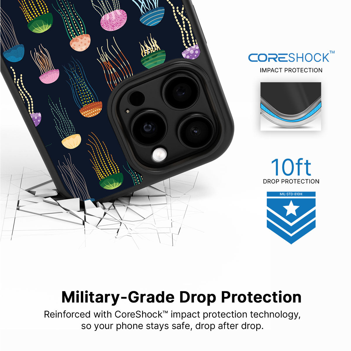 Jellyfish - iPhone 15 Pro Max Case #case type_core (magsafe), #case type_core (non magsafe)