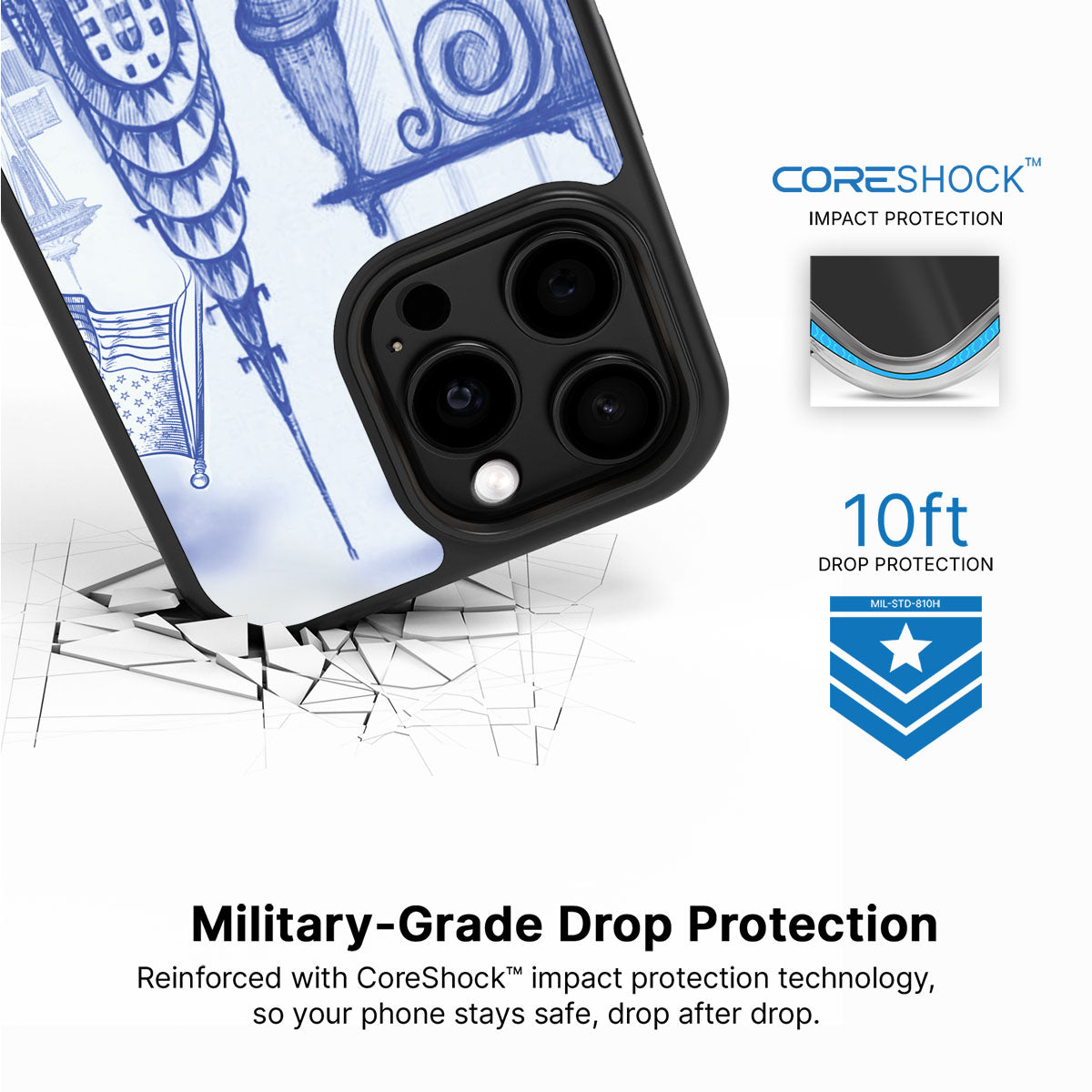 American Dream - iPhone 15 Pro Max Case #case type_core (magsafe), #case type_core (non magsafe)
