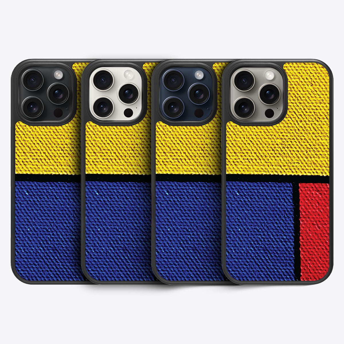 Bauhaus Blocks - iPhone 15 Pro Max Case #case type_core (magsafe), #case type_core (non magsafe)