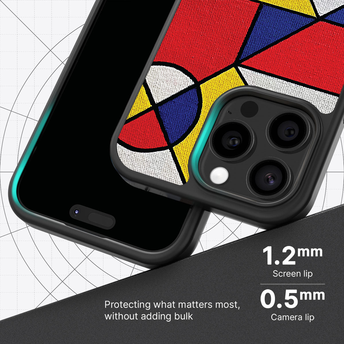 Bauhaus Proper - iPhone 15 Pro Max Case #case type_core (magsafe), #case type_core (non magsafe)
