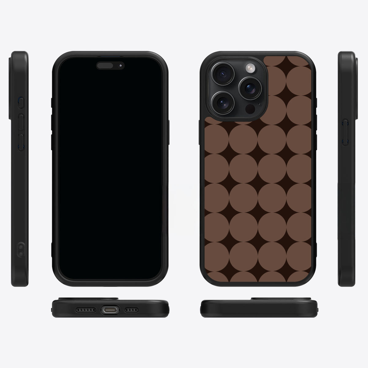 Choco Buttons - iPhone 15 Pro Max Case #case type_core (magsafe), #case type_core (non magsafe)