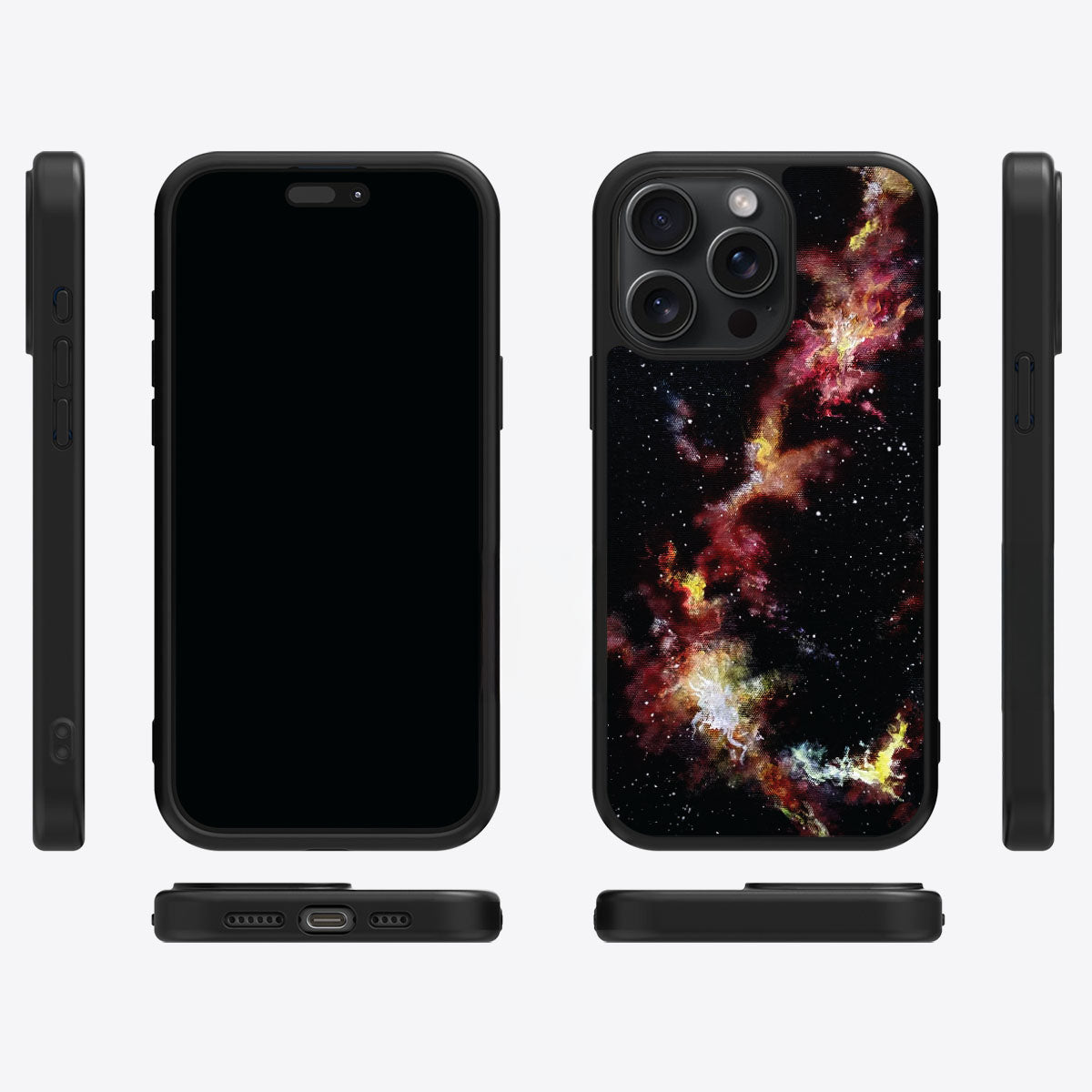 Cosmic Flare - iPhone 15 Pro Max Case #case type_core (magsafe), #case type_core (non magsafe)