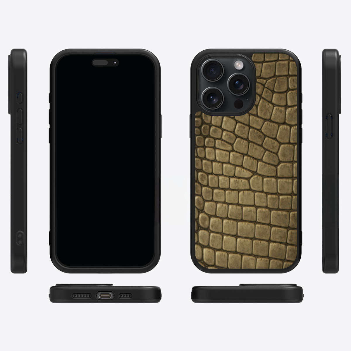 Croc Scales - iPhone 15 Pro Max Case  #case type_core (magsafe), #case type_core (non magsafe)