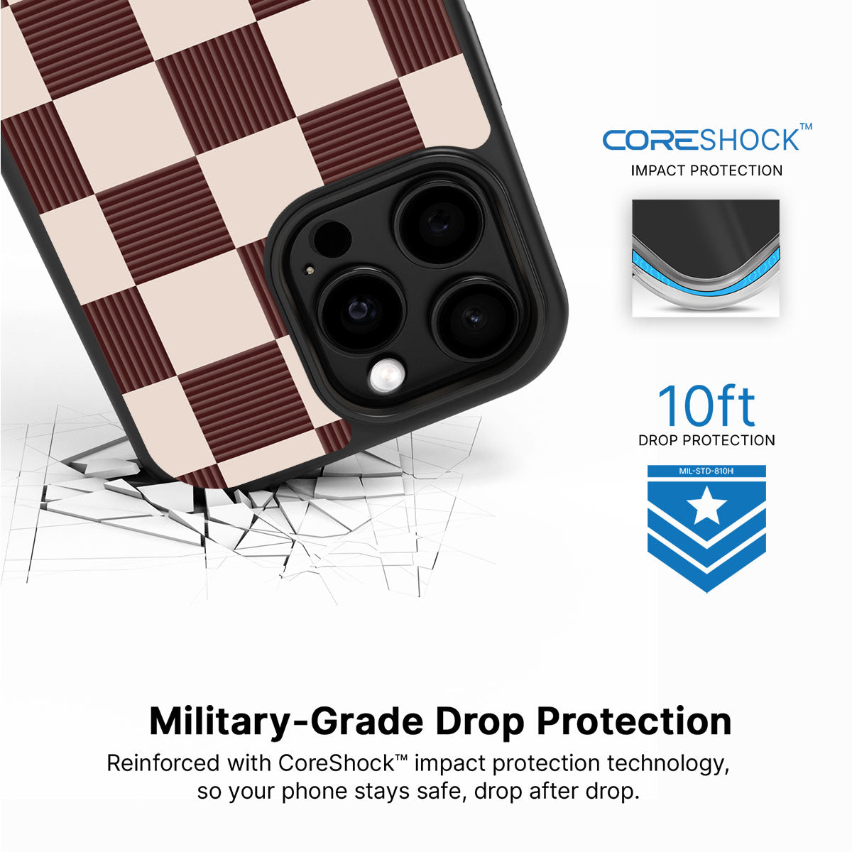 Elegance Espresso - iPhone 15 Pro Max Case #case type_core (magsafe), #case type_core (non magsafe)