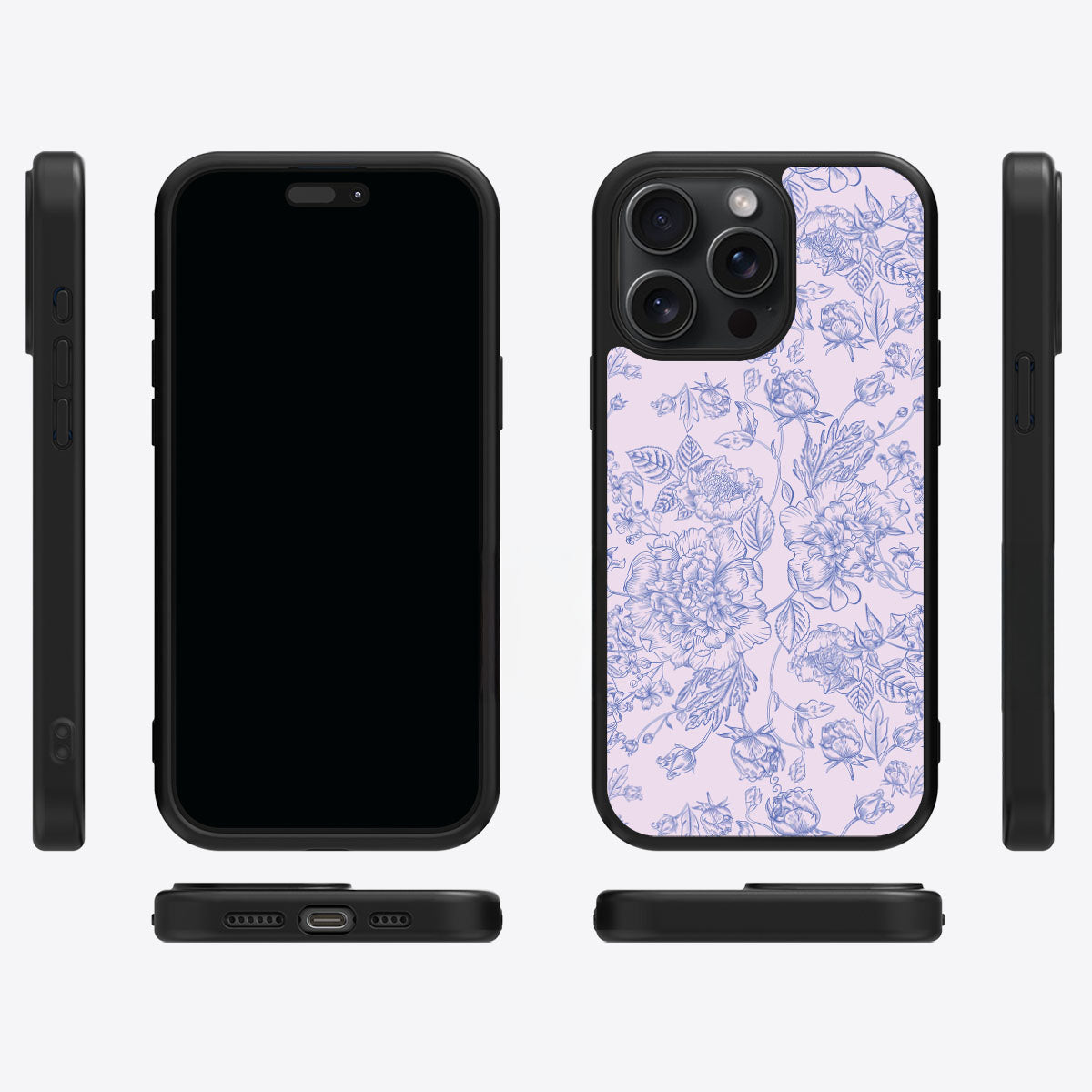 Etched Botanics - iPhone 15 Pro Max Case #case type_core (magsafe), #case type_core (non magsafe)